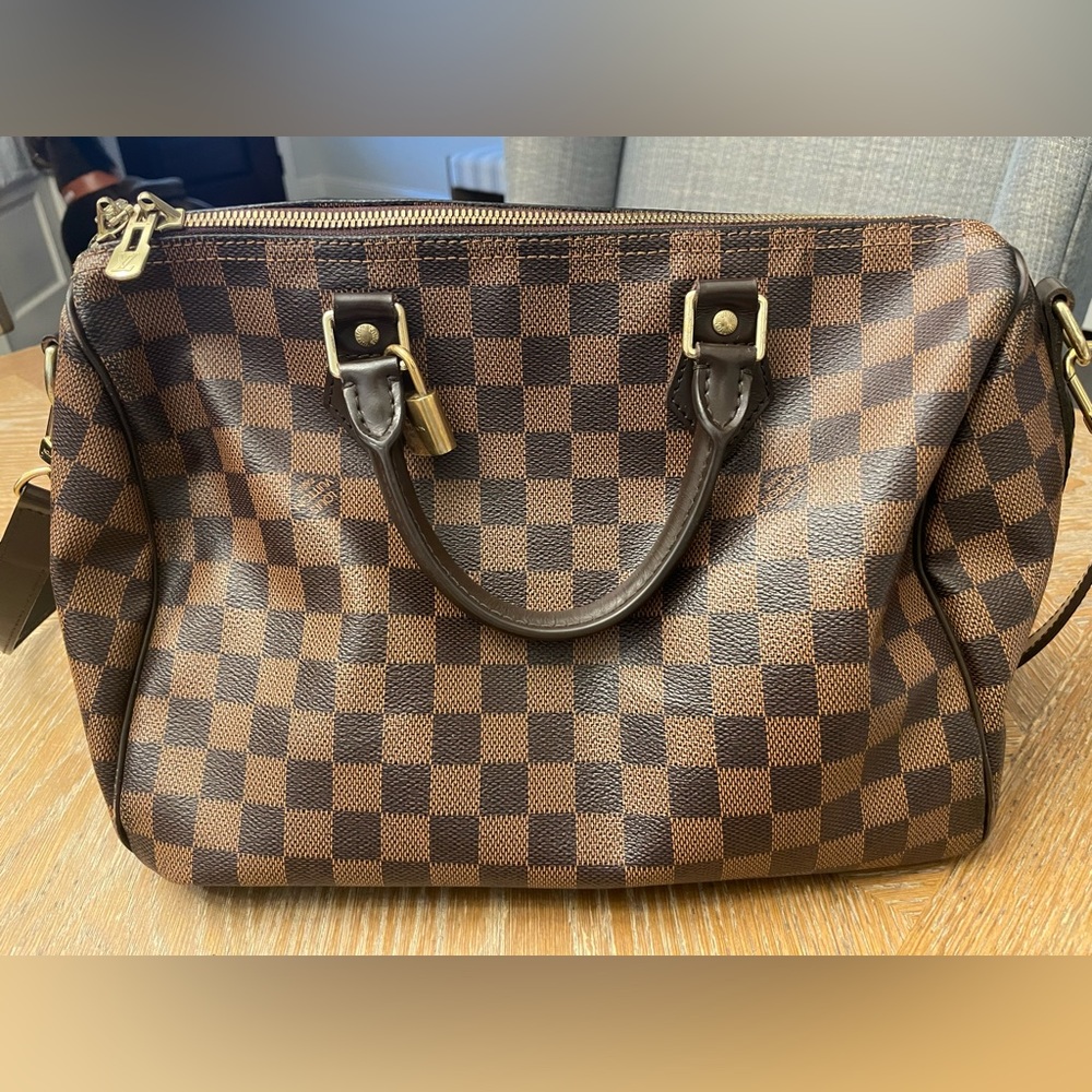 Louis Vuitton Speedy Bandouliere 30 Damier Ebene